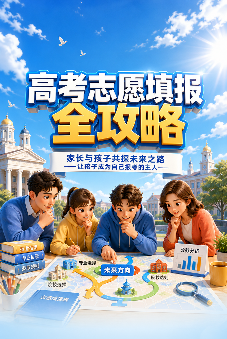 高考志愿填报全攻略讲座，家长与孩子共探未来之路